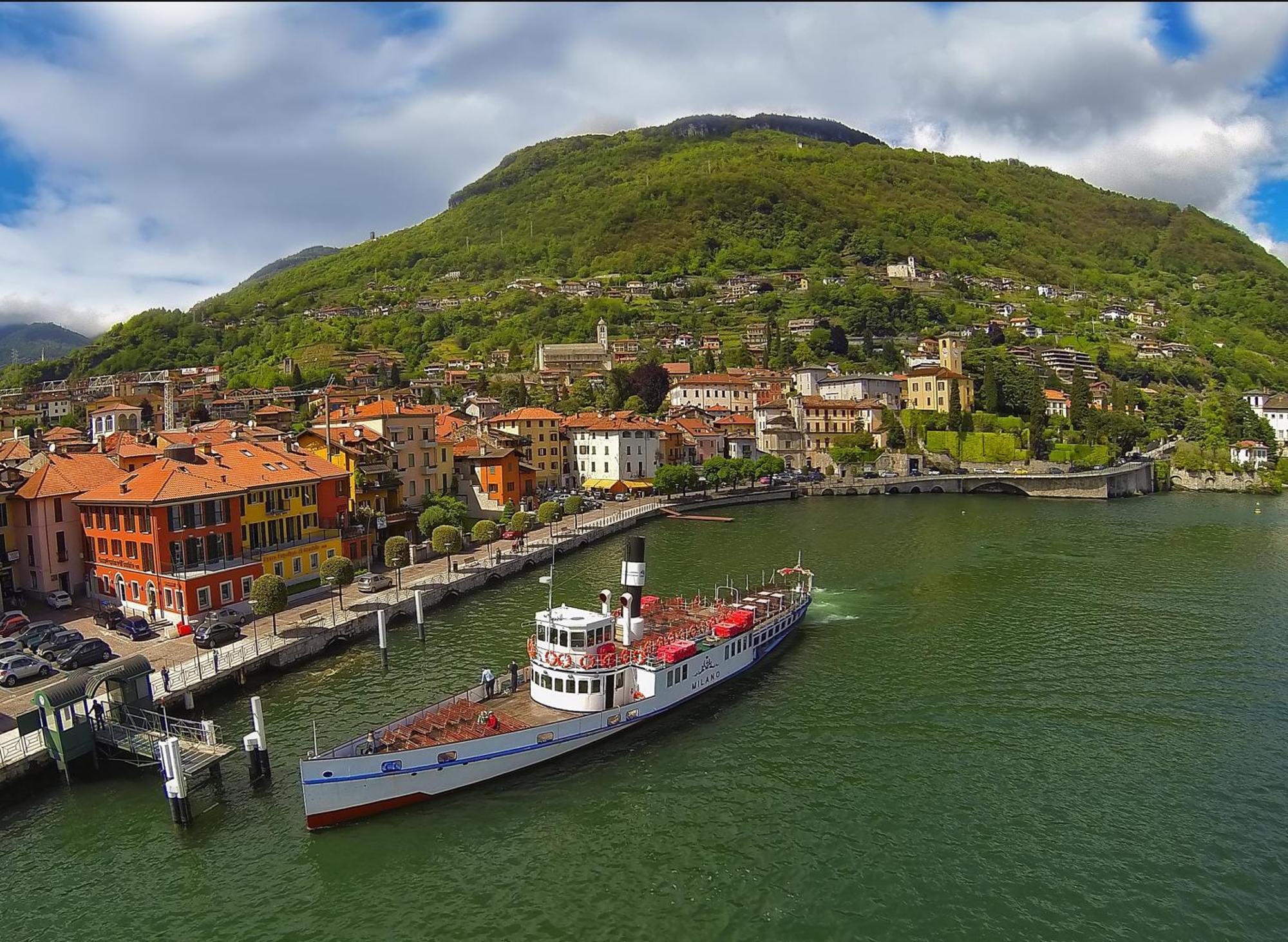 Ferienwohnung Elegant Historic Large House On Lake Como Gravedona Exterior foto